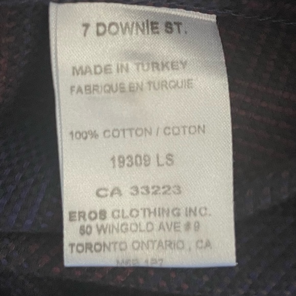 7 Downey Street Mens Shirt in Great Shape!! - Picture 9 of 12